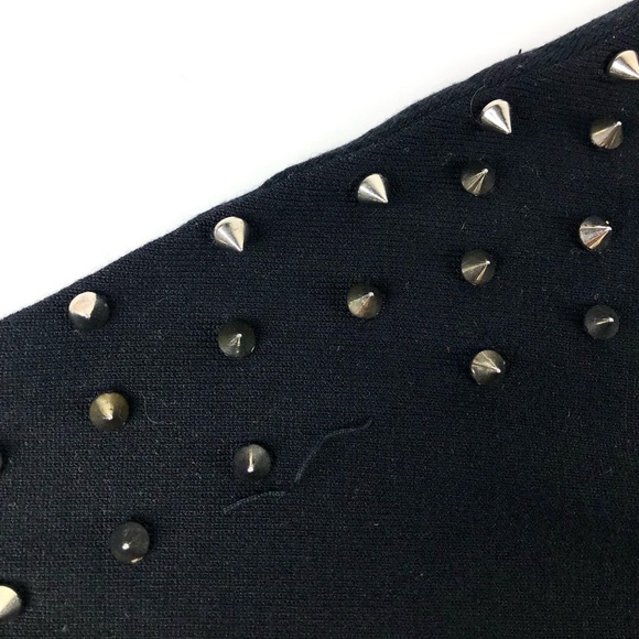 Bebe 2B Studded Spike Shoulder Sweater - Picture 11 of 11